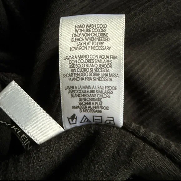 CALVIN KLEIN WOMEN’S MODERN ESSENTIALS Open Jacket Black W/Gold Zippers Sz L NWT - Picture 8 of 12